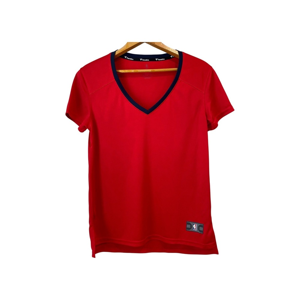 Fanatics NBA Women's Medium Red Athletics Official Licensed Jersey Top